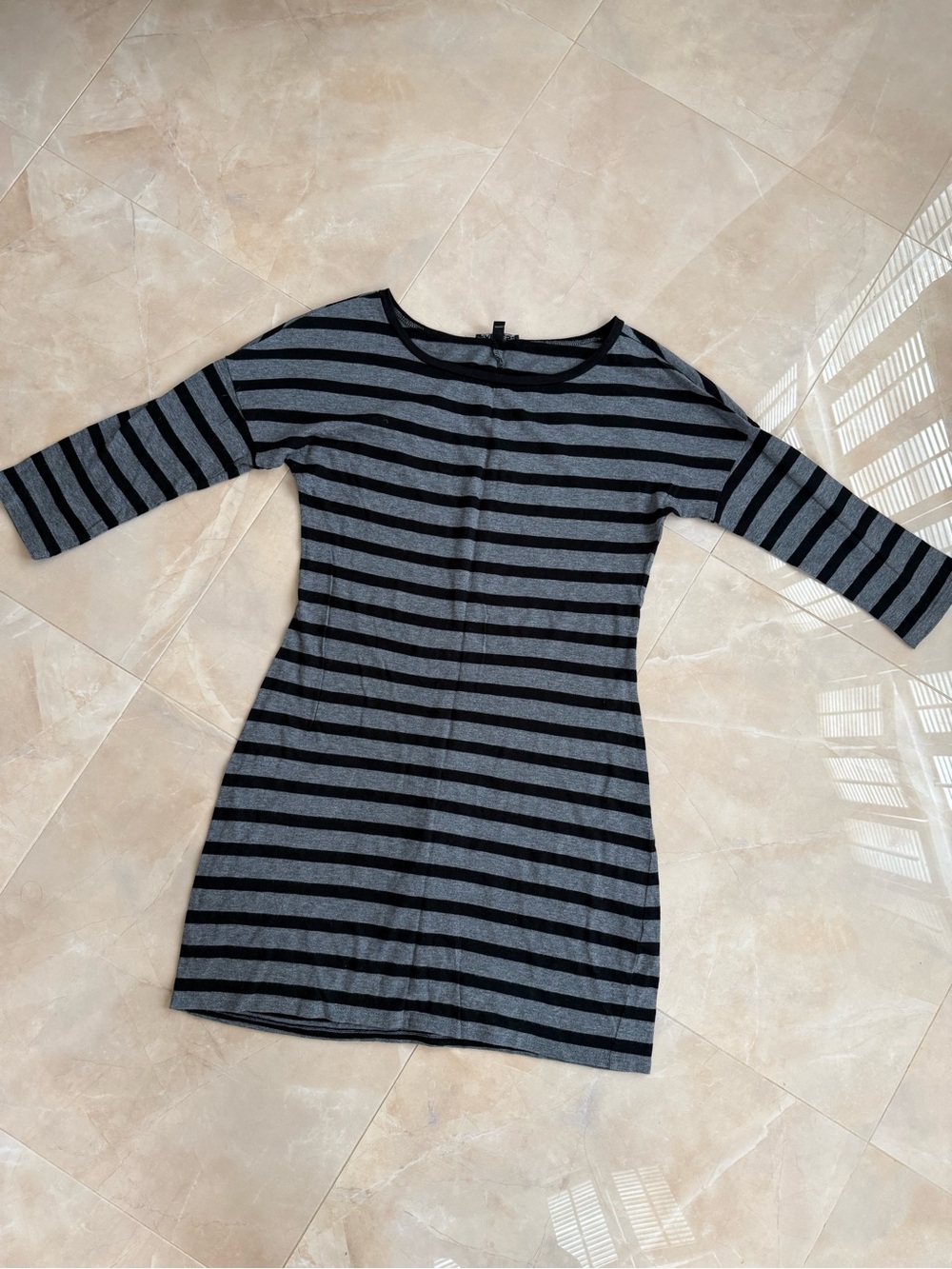 Express Grey & Black Striped
Dress